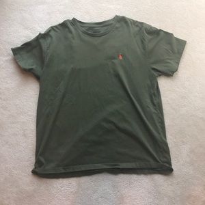 Green men's polo Ralph Lauren Tshirt