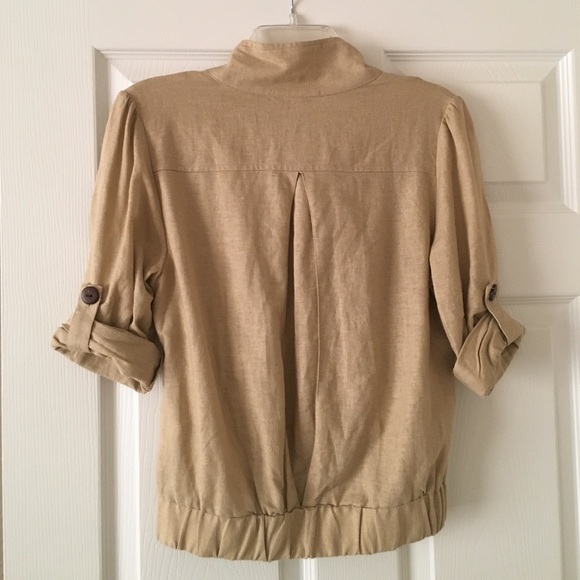 Stylish Tan Jacket - Picture 2 of 4