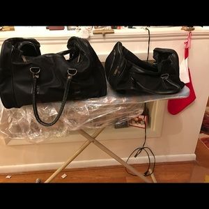 Travel bags one fits into the other