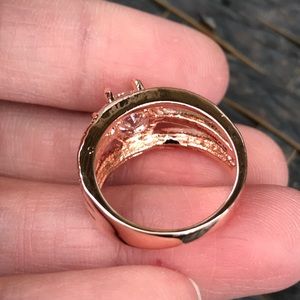 Jewelry - 18K Rose Gold Plated Engagement Wedding Ring Jewelry - 18K Rose Gold Plated Engagement Wedding Ring