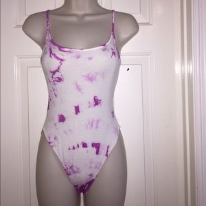 Tie dye bodysuit