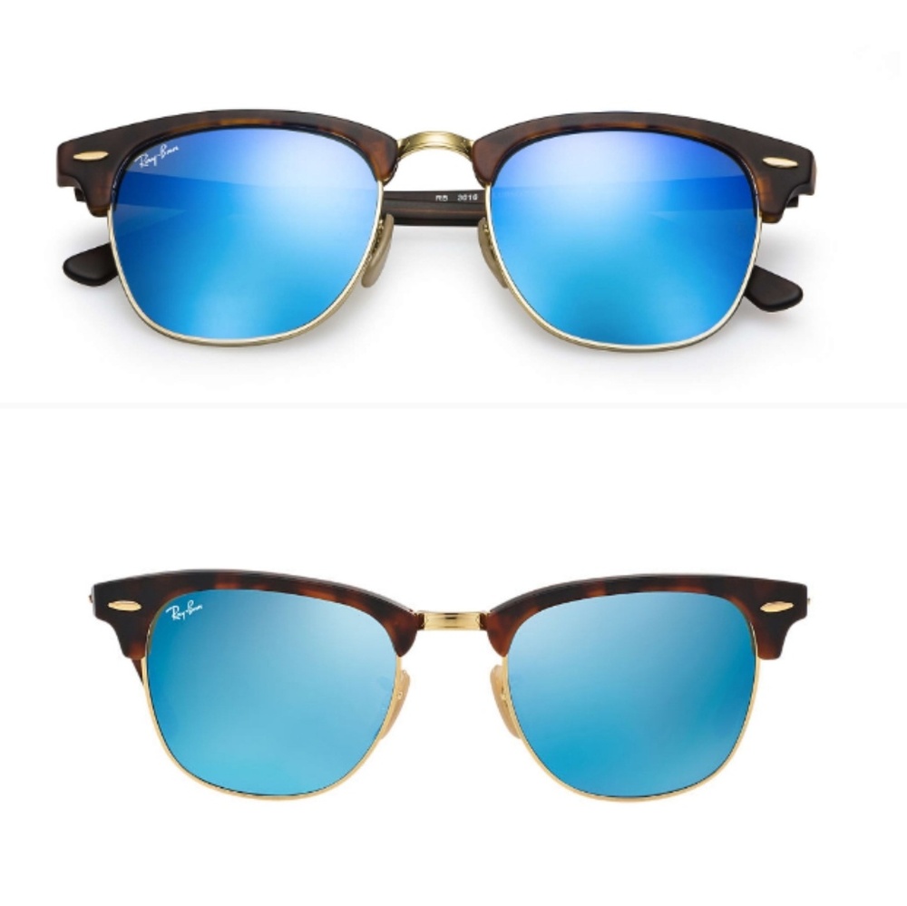 NWOT Ray Ban mirrored Clubmaster