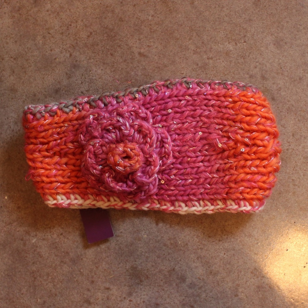 Pink and Orange Headband