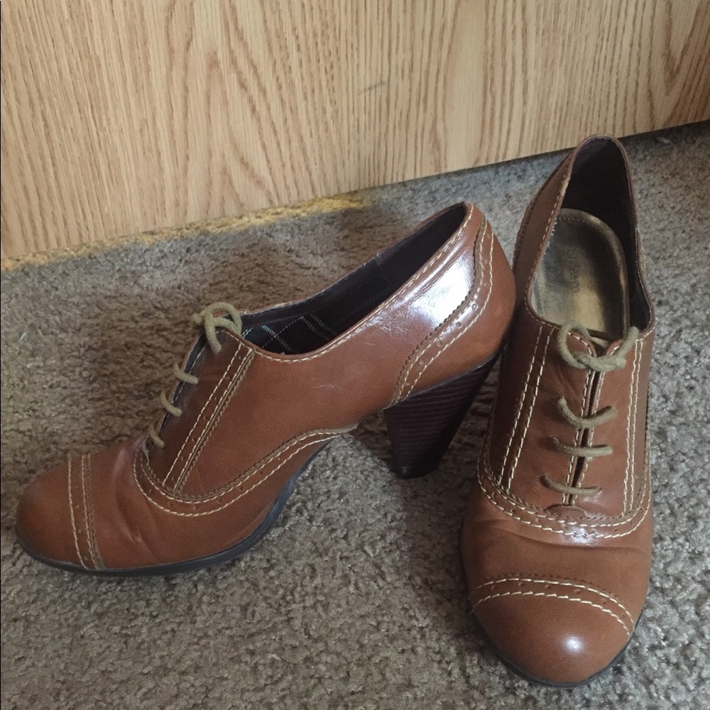 Light brown Style & co Lace up Maryjanes