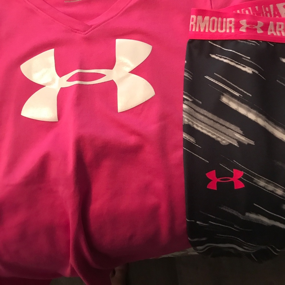 Outfit-short sleeve shirt and Capri