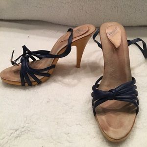 Candies strapped sandal heels