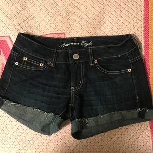 Jean Shorts (Dark Washed)