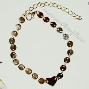 Jewelry - Dainty Golden Heart Anklet / Ankle Bracelet Jewelry - Dainty Golden Heart Anklet / Ankle Bracelet