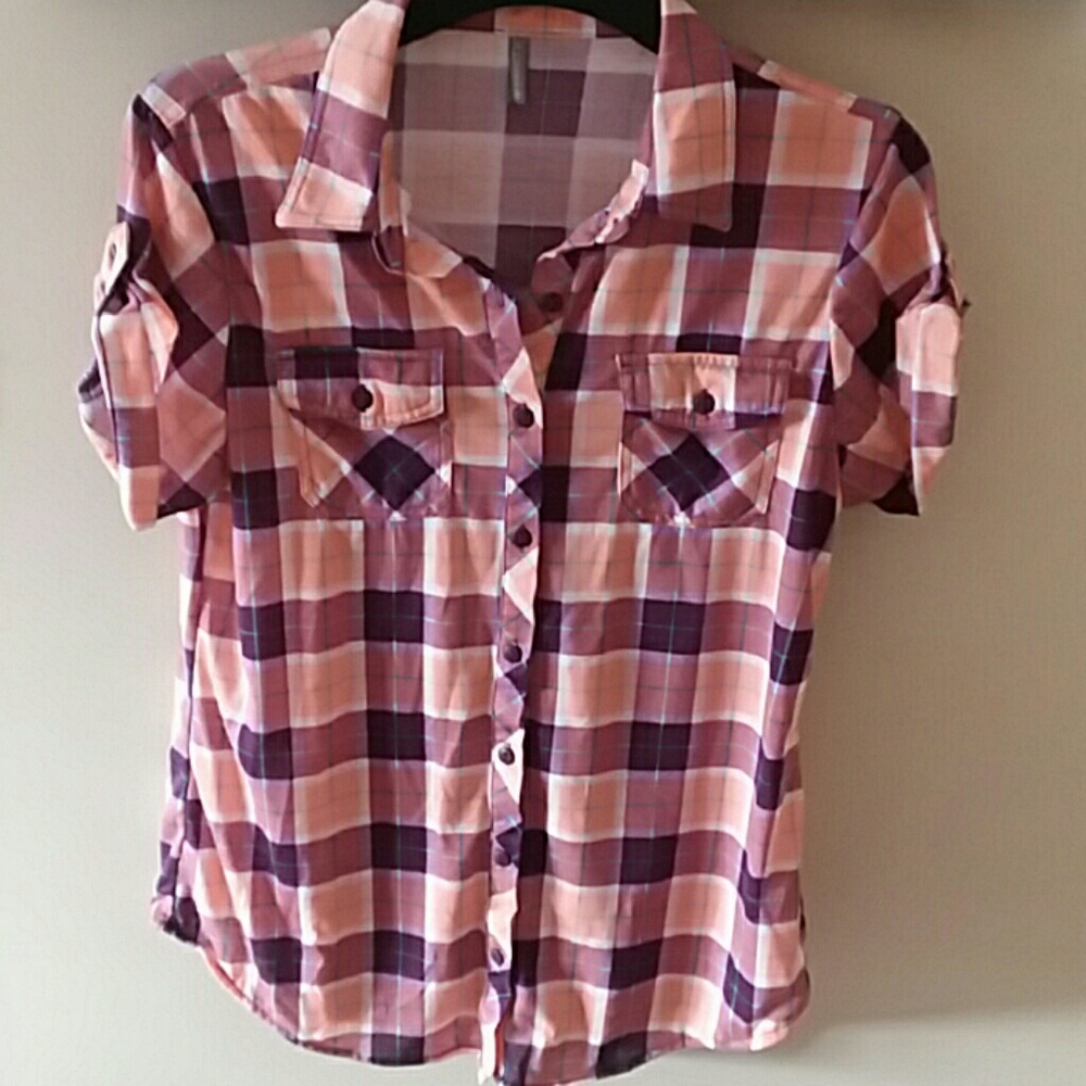 Vanity Plaid Button Down