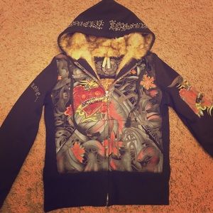 Japanese style fur jacket