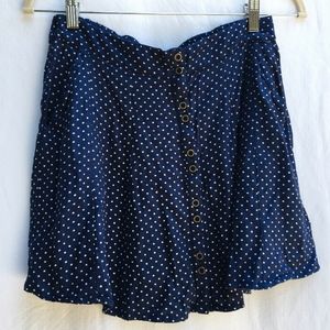 URBAN OUTFITTERS polka-dot mini skirt