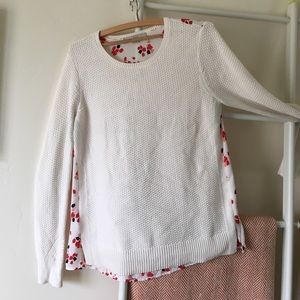 Mixed media LOFT sweater
