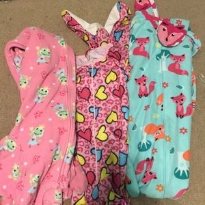 Girls sz Large onesie bundle!!