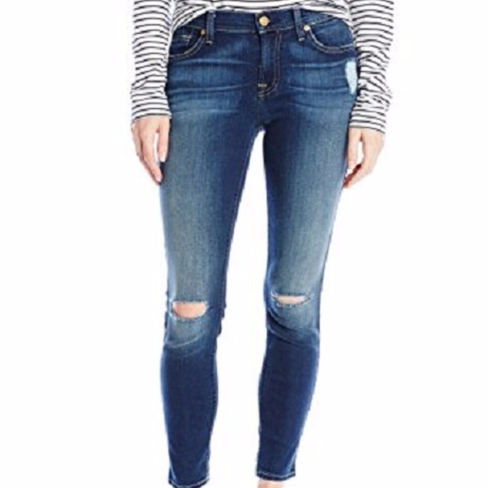 7 For All Mankind Destroyed jeans