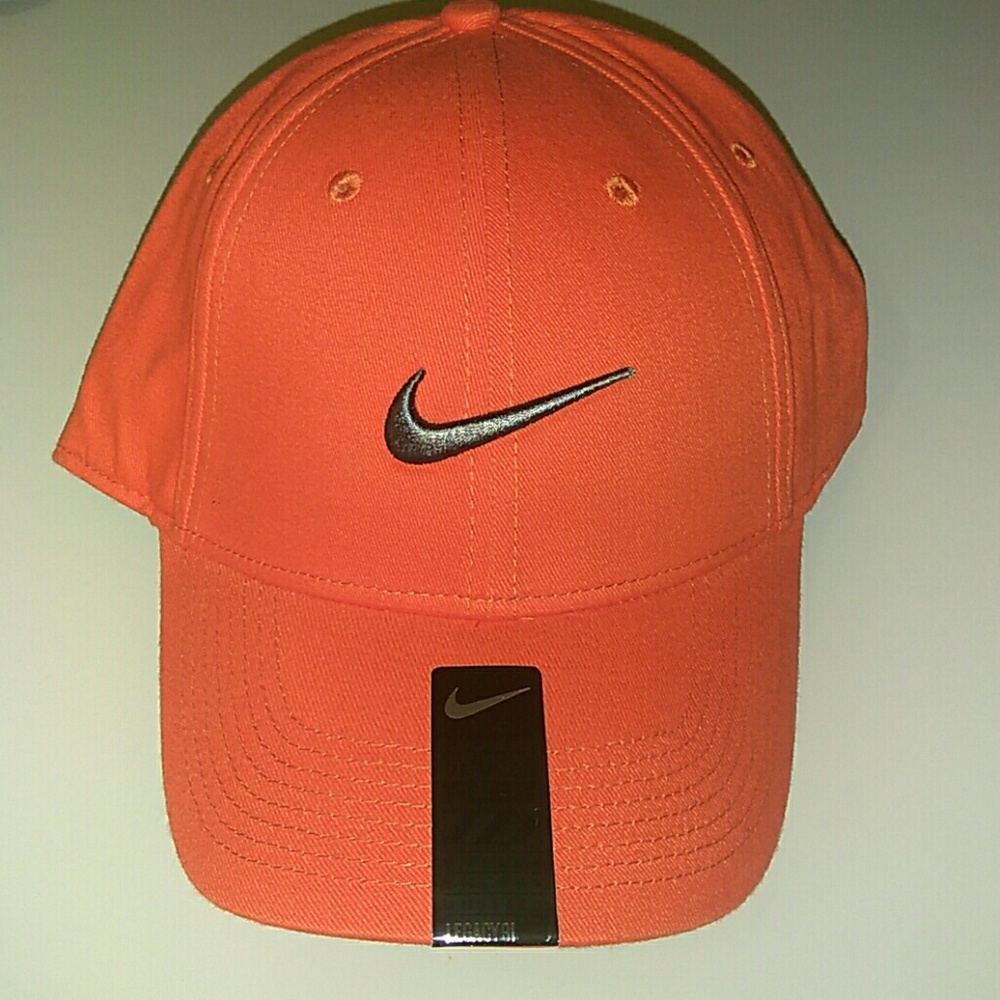 Nike Orange all sports hat cap new