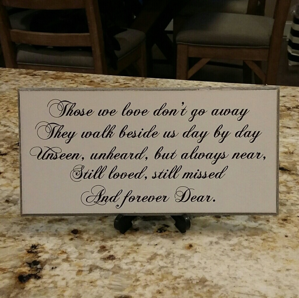 3 for $25 Wedding Memorial Plaque (Item#8)