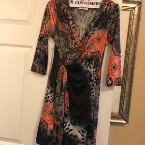Wrap dress by Castings
