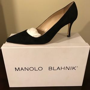 Manila Blahnik BB70 Suede Pumps