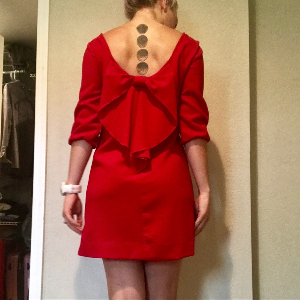 Bow Back / Backless Party Dress
