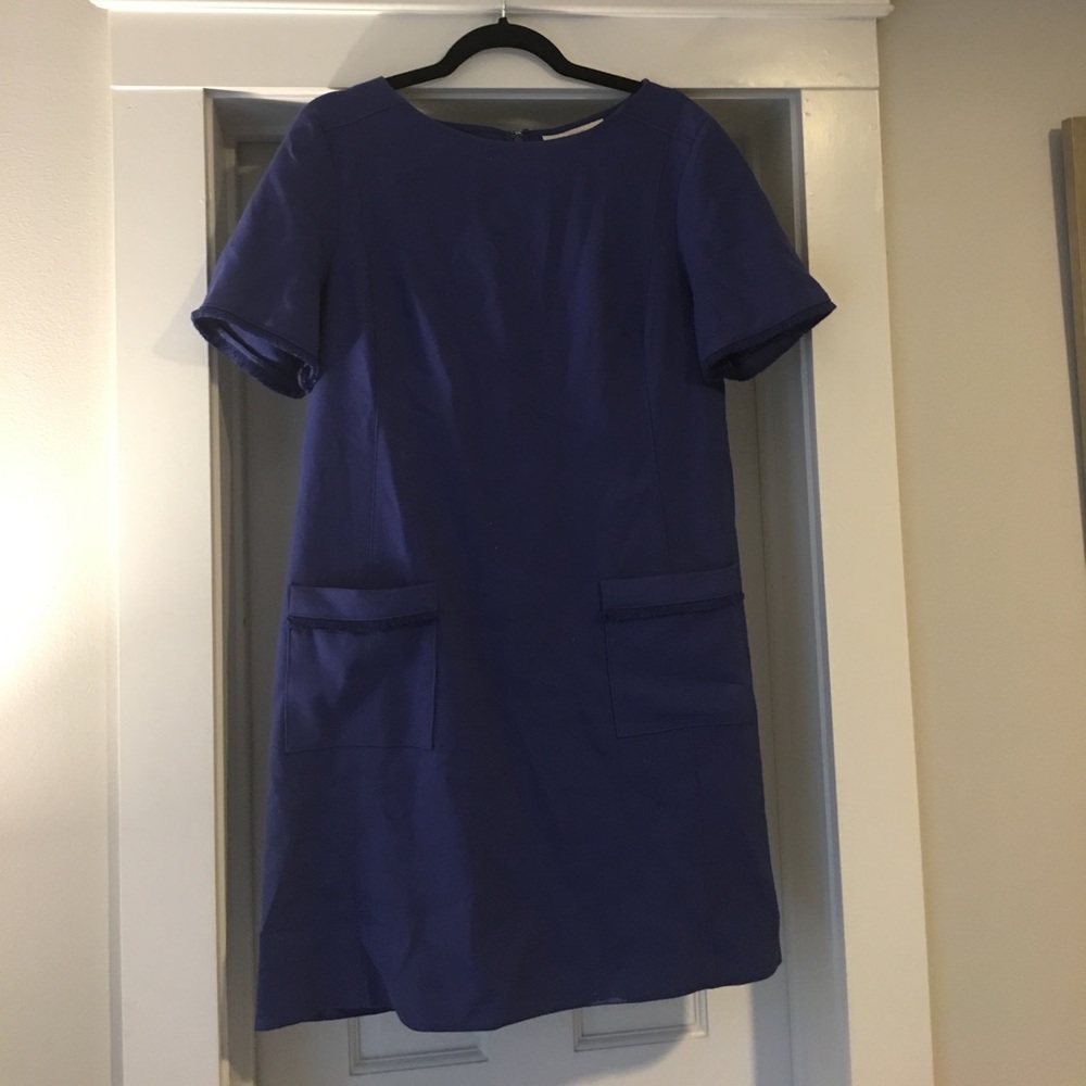 LOFT Blue Work Dress