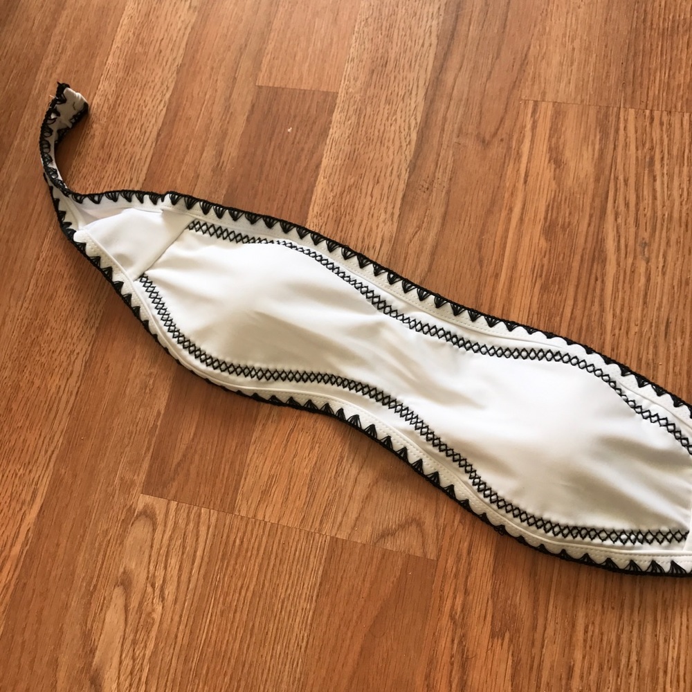 Stitched bandeau top