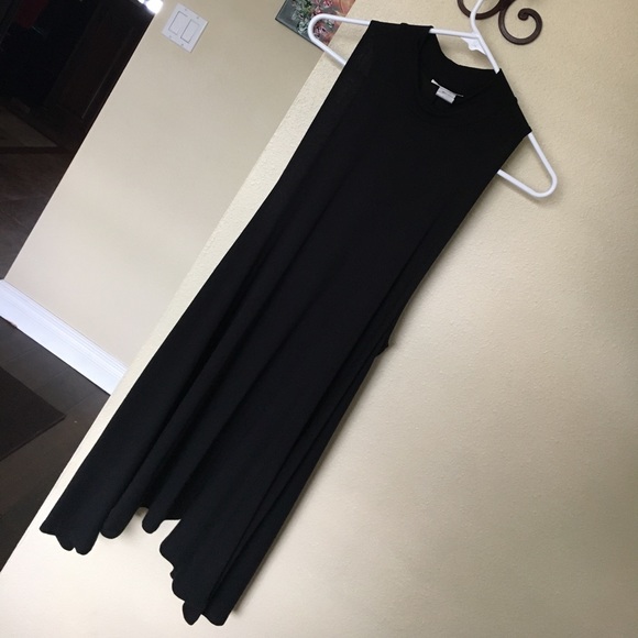 Black hi-neck dress - Picture 2 of 5