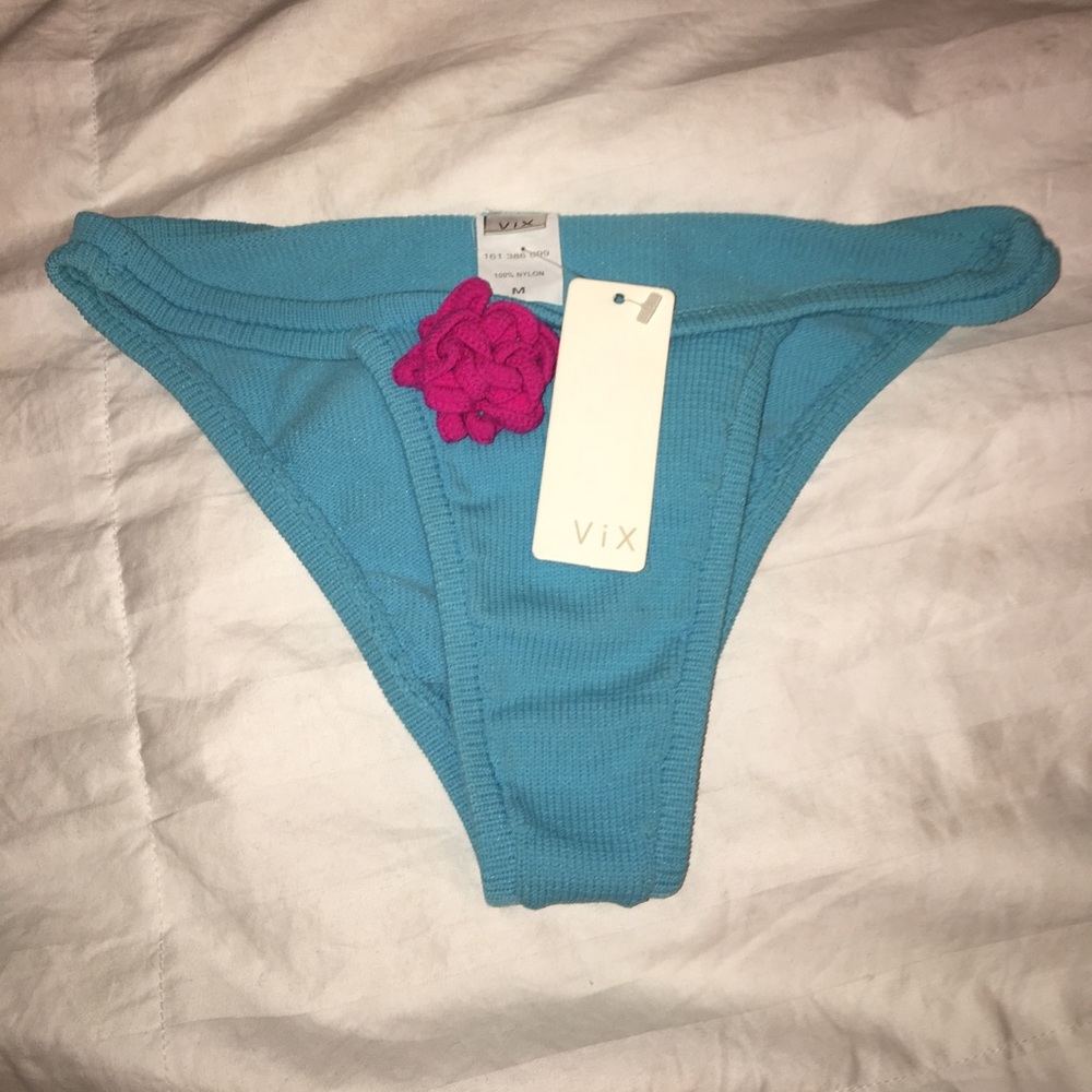 NWT girls Vix turqouise blue swimsuit bottom