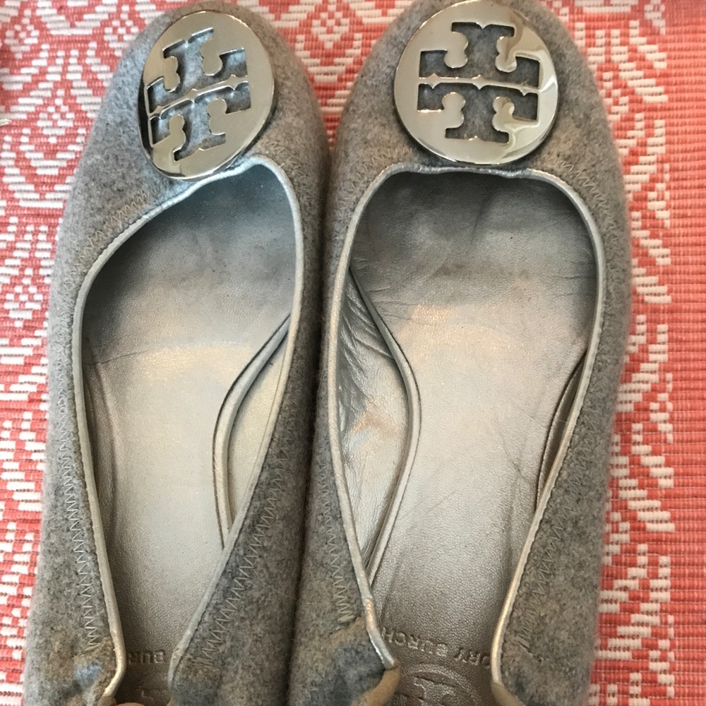 Tory Burch wool flats