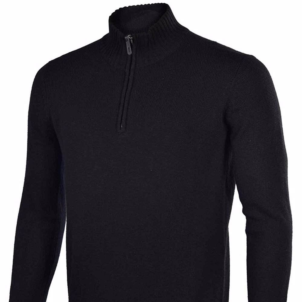 Columbia Men's Spruce Bluff Half Zip Sweater Black