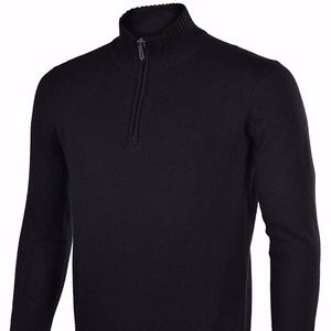 Columbia Men's Spruce Bluff Half Zip Sweater Black