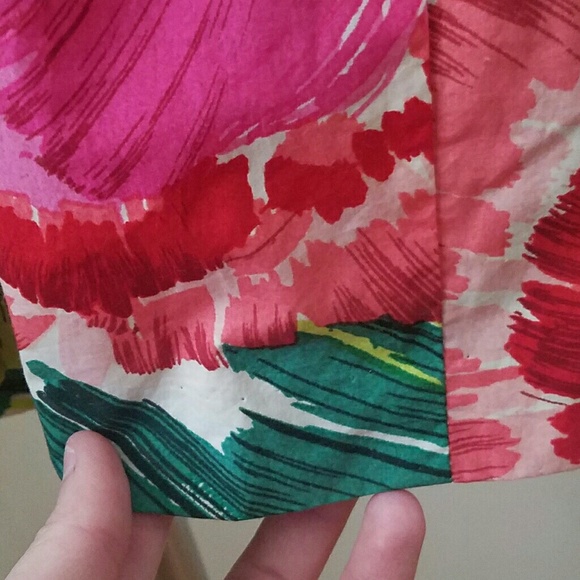 Nanette Lepore Strapless Tropical Print Dress - Picture 5 of 8