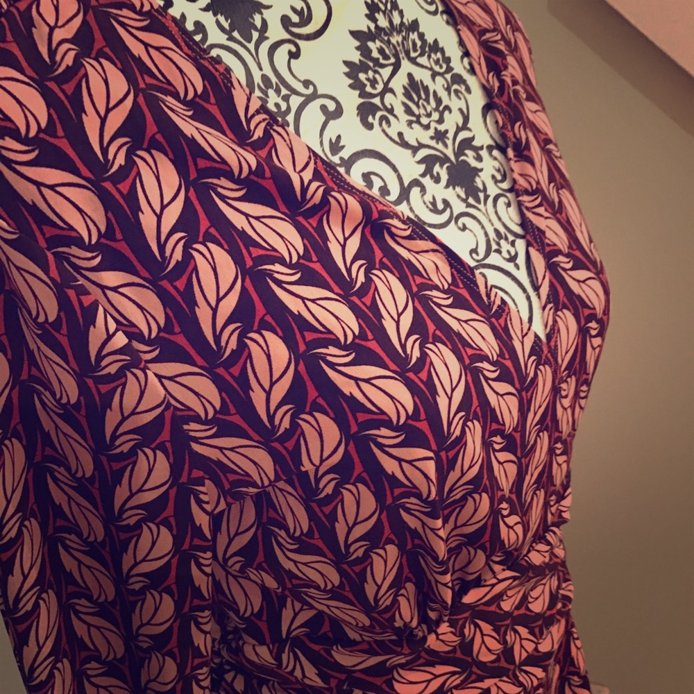 Deep neck dress
