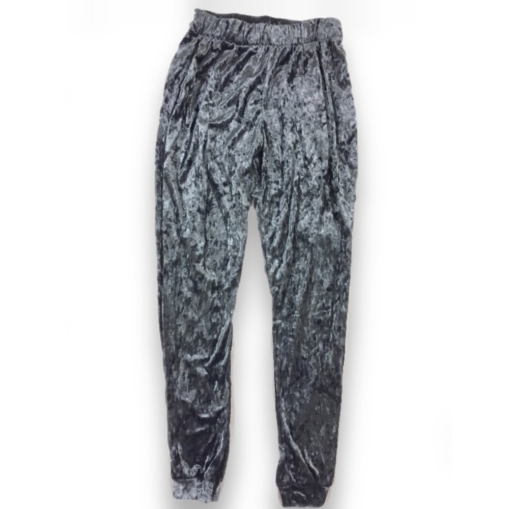 Premium Crushed Velvet Joggers - Picture 4 of 7