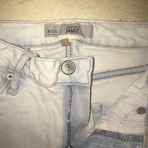 TOPSHOP MOTO high waist ripped jeans