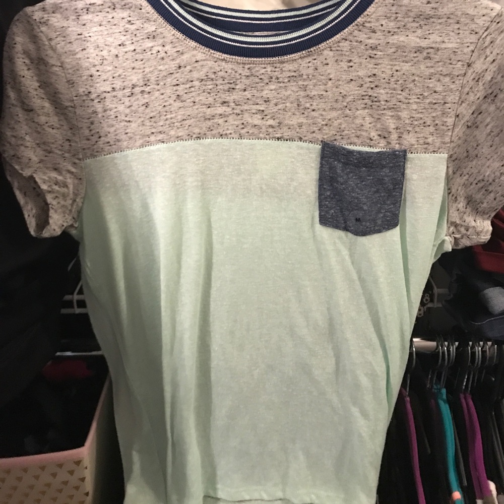 Blue & Gray Tee