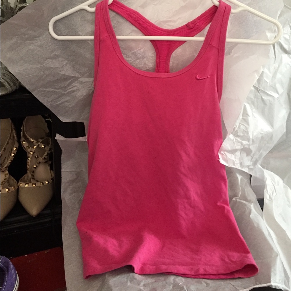 Pink NIKE tank