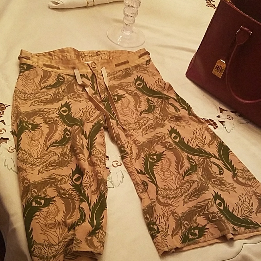 Pepe Jeans Brand Knee Length Cotton Trousers