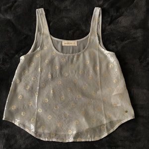 Abercrombie & Fitch NWOT Sequined Tank