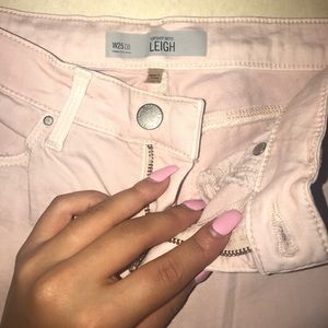 Light pink TOPSHOP moto jeans !