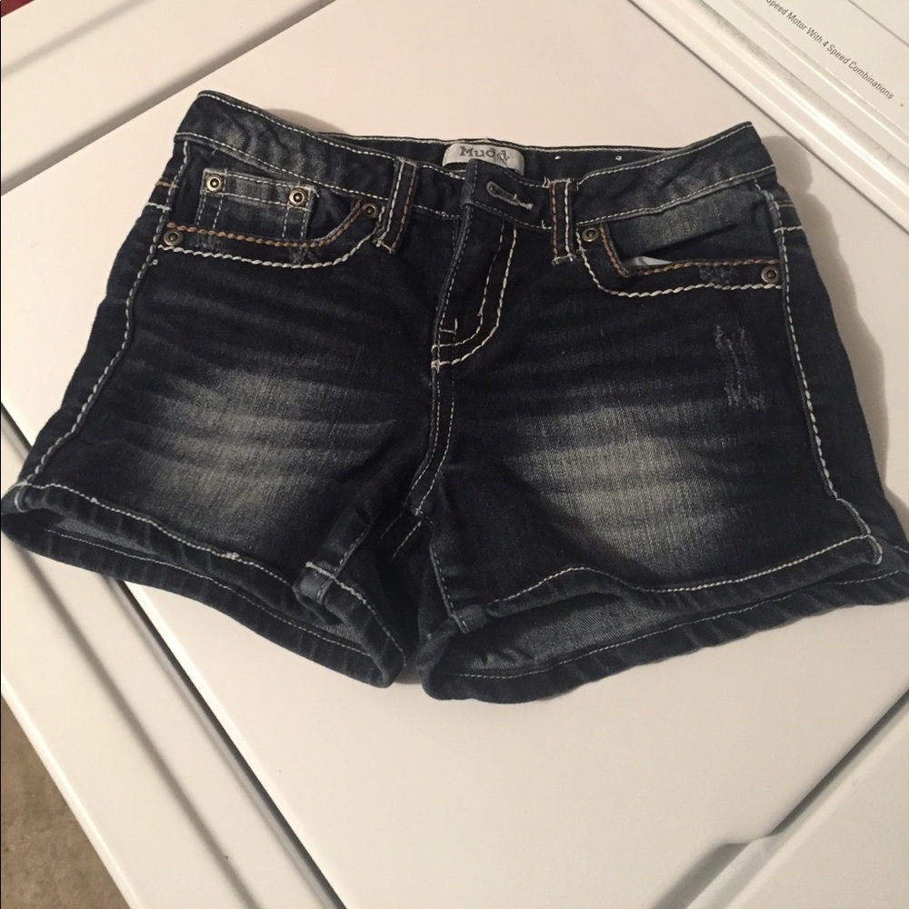 Girls Mudd Jean Shorts