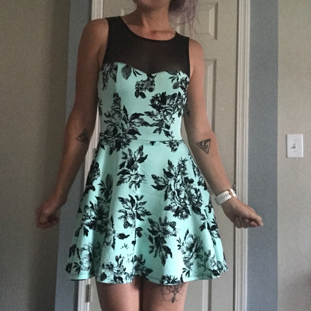 Floral Skater Dress