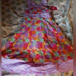 New with tags extremely me dress cross back 6x