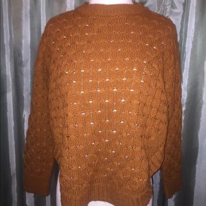 Burnt Orange Knit Sweater