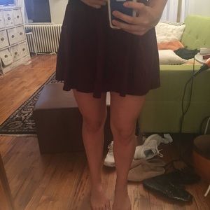 Brandy Melville faux suede skirt!