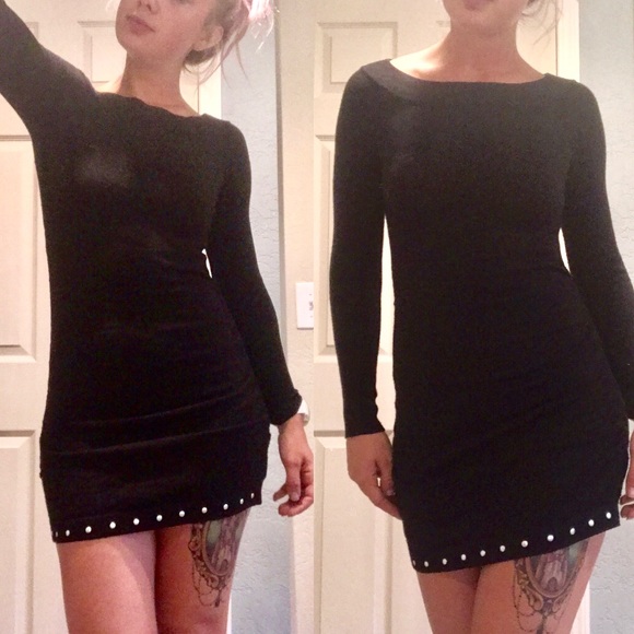 Sexy Little Black (Sweater) Dress - Picture 1 of 1