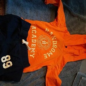 Long sleeve and sweat pants