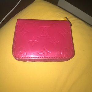 Authentic LV Rose Pop Zippy Coin Purse