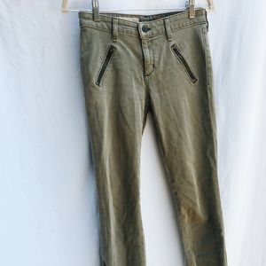 ANTHROPOLOGIE khaki green military pants