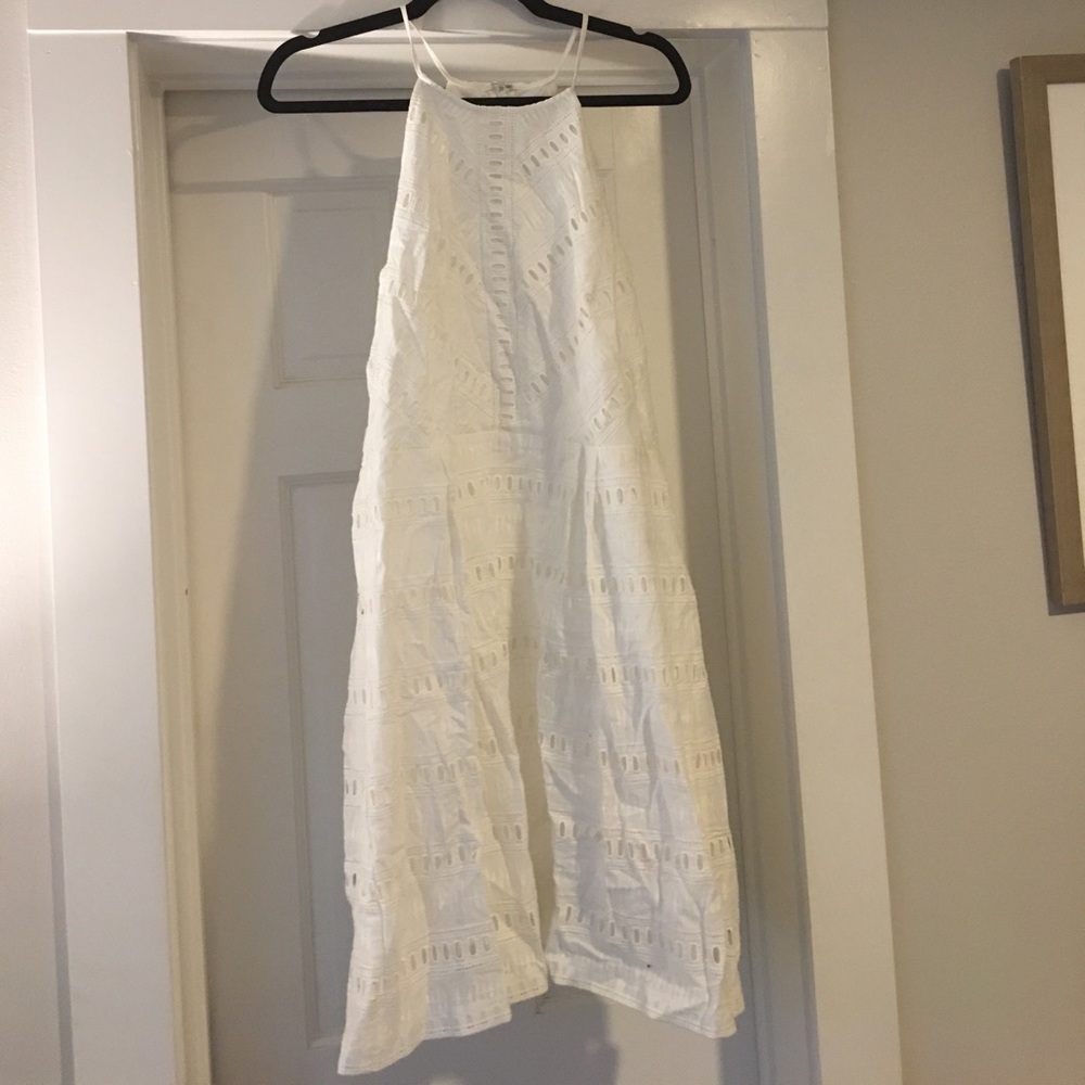 Eyelet Dress (White)