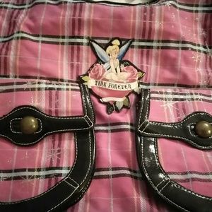 Disney Pink Plaid Tinkerbell Purse
